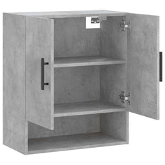 vidaXL Wall Cabinet Concrete Grey 60x31x70 cm Engineered Wood 6