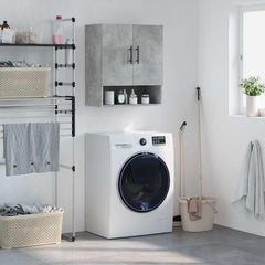 vidaXL Wall Cabinet Concrete Grey 60x31x70 cm Engineered Wood 1