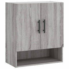 vidaXL Wall Cabinet Grey Sonoma 60x31x70 cm Engineered Wood 2