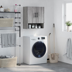 vidaXL Wall Cabinet Grey Sonoma 60x31x70 cm Engineered Wood 1