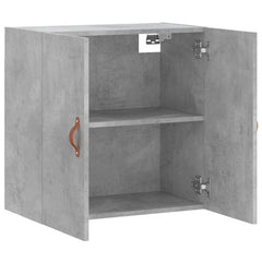 vidaXL Wall Cabinet Concrete Grey 60x31x60 cm Engineered Wood 6