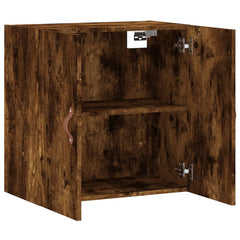 vidaXL Wall Cabinet Smoked Oak 60x31x60 cm Engineered Wood 6