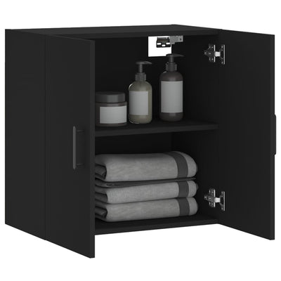 Wall Cabinet Black 60x31x60 cm Engineered Wood