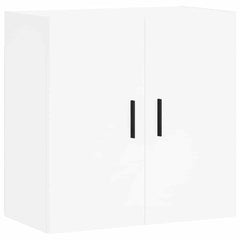 Wall Cabinet White Engineered Wood, image 2