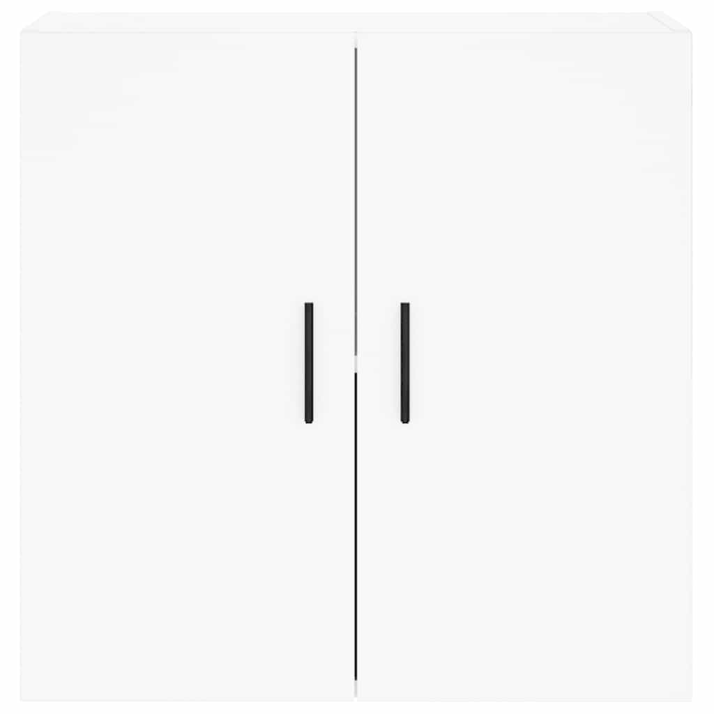 Wall Cabinet White Engineered Wood, image 5