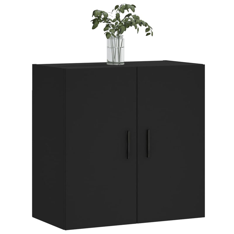 Wall Cabinet Black 60x31x60 cm Engineered Wood