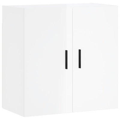 Wall Cabinet High Gloss White 60x31x60 cm Engineered Wood