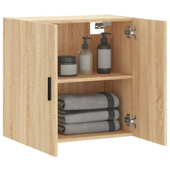 vidaXL Wall Cabinet Sonoma Oak 60x31x60 cm Engineered Wood 4