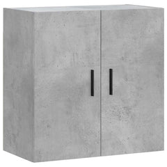 Wall Cabinet Concrete Grey Engineered Wood, image 2