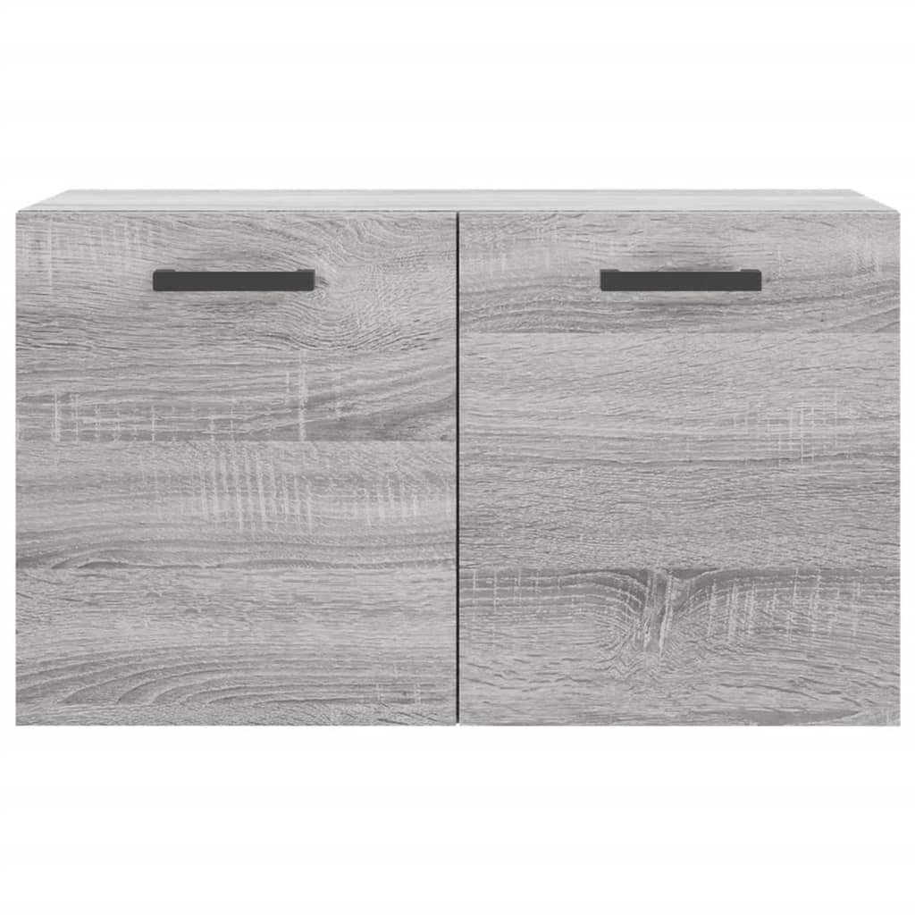 vidaXL Wall Cabinet Grey Sonoma 60x36,5x35 cm Engineered Wood 3