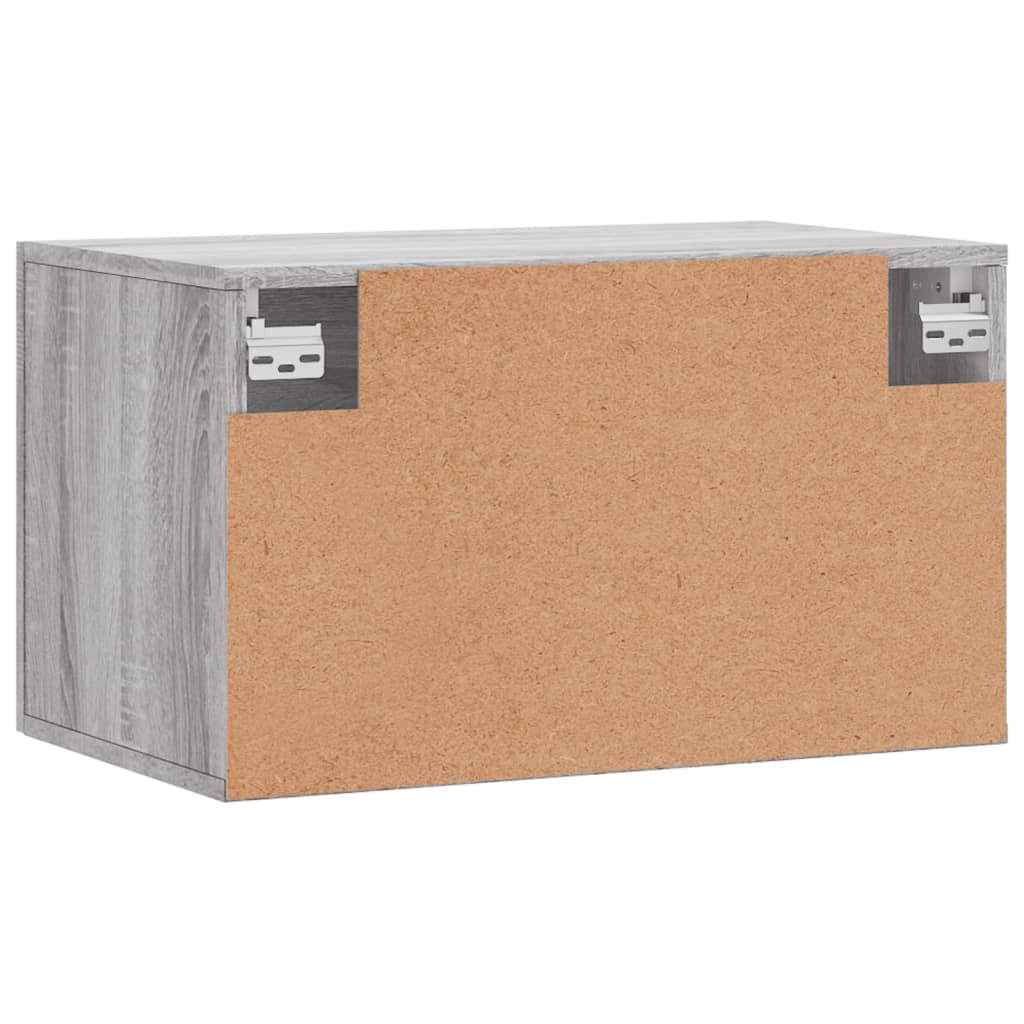 vidaXL Wall Cabinet Grey Sonoma 60x36,5x35 cm Engineered Wood 5