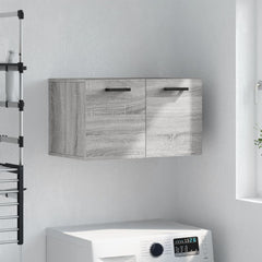 vidaXL Wall Cabinet Grey Sonoma 60x36,5x35 cm Engineered Wood 1