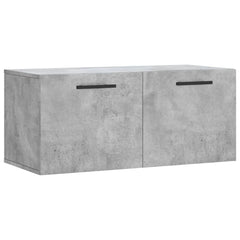vidaXL Wall Cabinet Concrete Grey 80x36.5x35 cm Engineered Wood 2