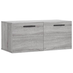 vidaXL Wall Cabinet Grey Sonoma 80x36.5x35 cm Engineered Wood 2