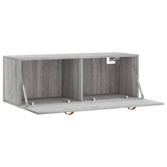 vidaXL Wall Cabinet Grey Sonoma 100x36,5x35 cm Engineered Wood 6