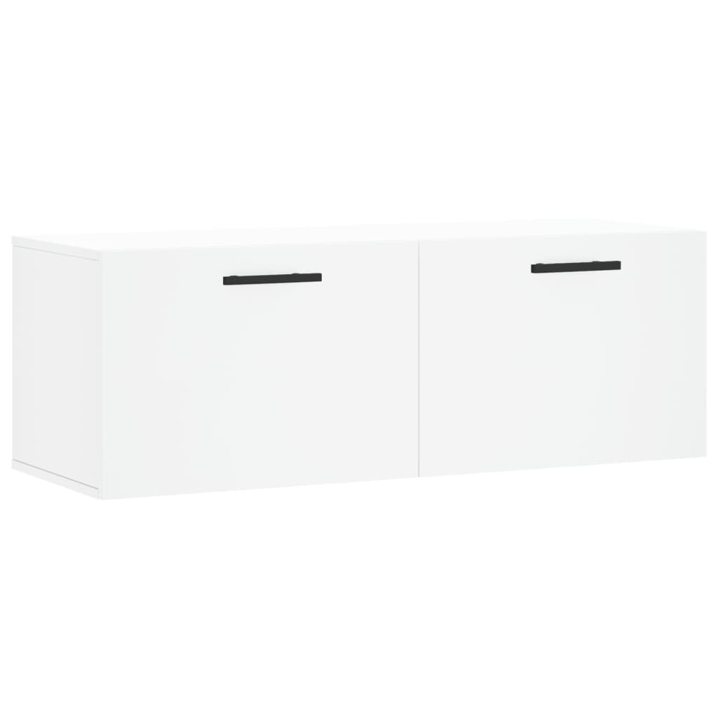 Wall Cabinet 100x36.5x35 cm Engineered Wood White