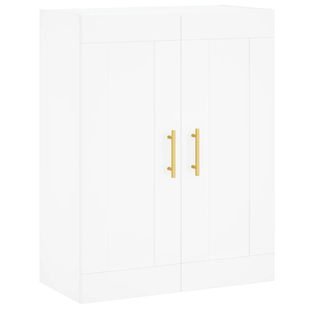 Wall Mounted Cabinet 69,5x34x90 cm Engineered Wood White