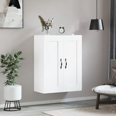 vidaXL Wall Mounted Cabinet White 69.5x34x90 cm Engineered Wood 3