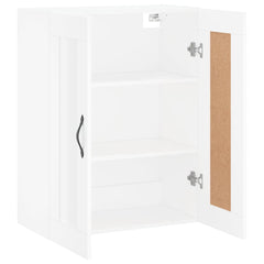 vidaXL Wall Mounted Cabinet White 69.5x34x90 cm Engineered Wood 6