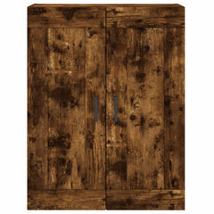 vidaXL Wall Mounted Cabinet Smoked Oak 69.5x34x90 cm Engineered Wood 6