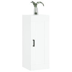 vidaXL Wall Mounted Cabinet White 34.5x34x90 cm Engineered Wood 4