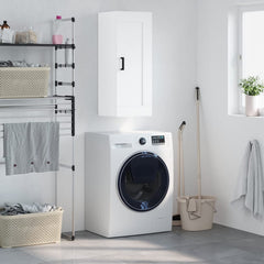 vidaXL Wall Mounted Cabinet White 34.5x34x90 cm Engineered Wood 1