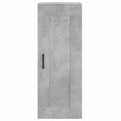 vidaXL Wall Mounted Cabinet Concrete Grey 34.5x34x90 cm Engineered Wood 6