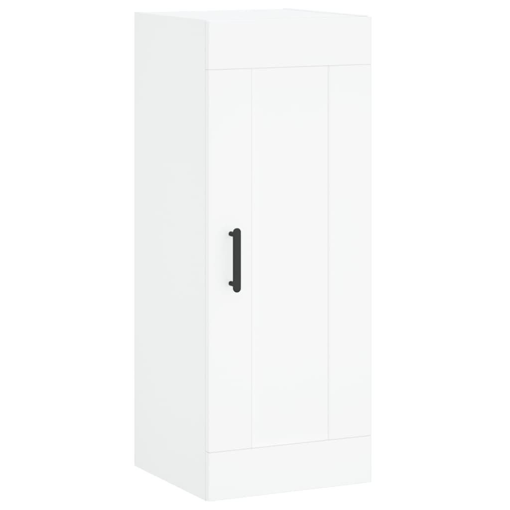 vidaXL Wall Mounted Cabinet White 34.5x34x90 cm Engineered Wood 2