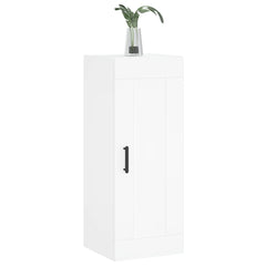 vidaXL Wall Mounted Cabinet White 34.5x34x90 cm Engineered Wood 4