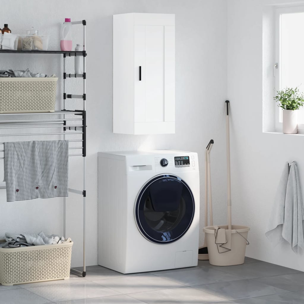 vidaXL Wall Mounted Cabinet 34.5x34x90 cm Engineered Wood