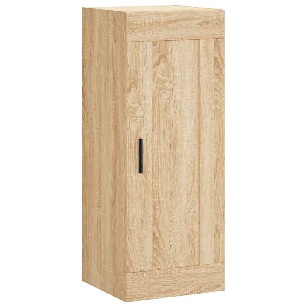 vidaXL Wall Mounted Cabinet Sonoma Oak 34.5x34x90 cm Engineered Wood 2