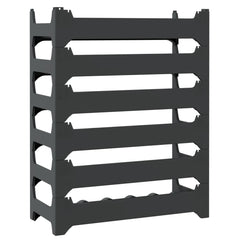 vidaXL Wine Rack for 36 Bottles PP Stackable 5