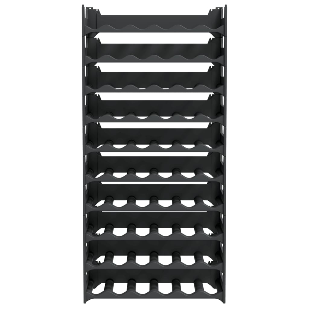vidaXL Wine Rack for 60 Bottles PP Stackable 3