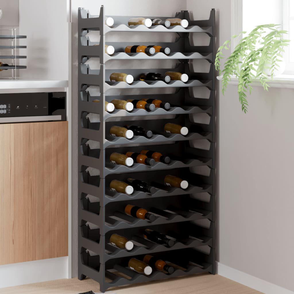 vidaXL Wine Rack for 60 Bottles PP Stackable 1