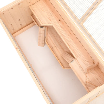 Hamster Cage 104x52x54 cm Solid Wood Fir