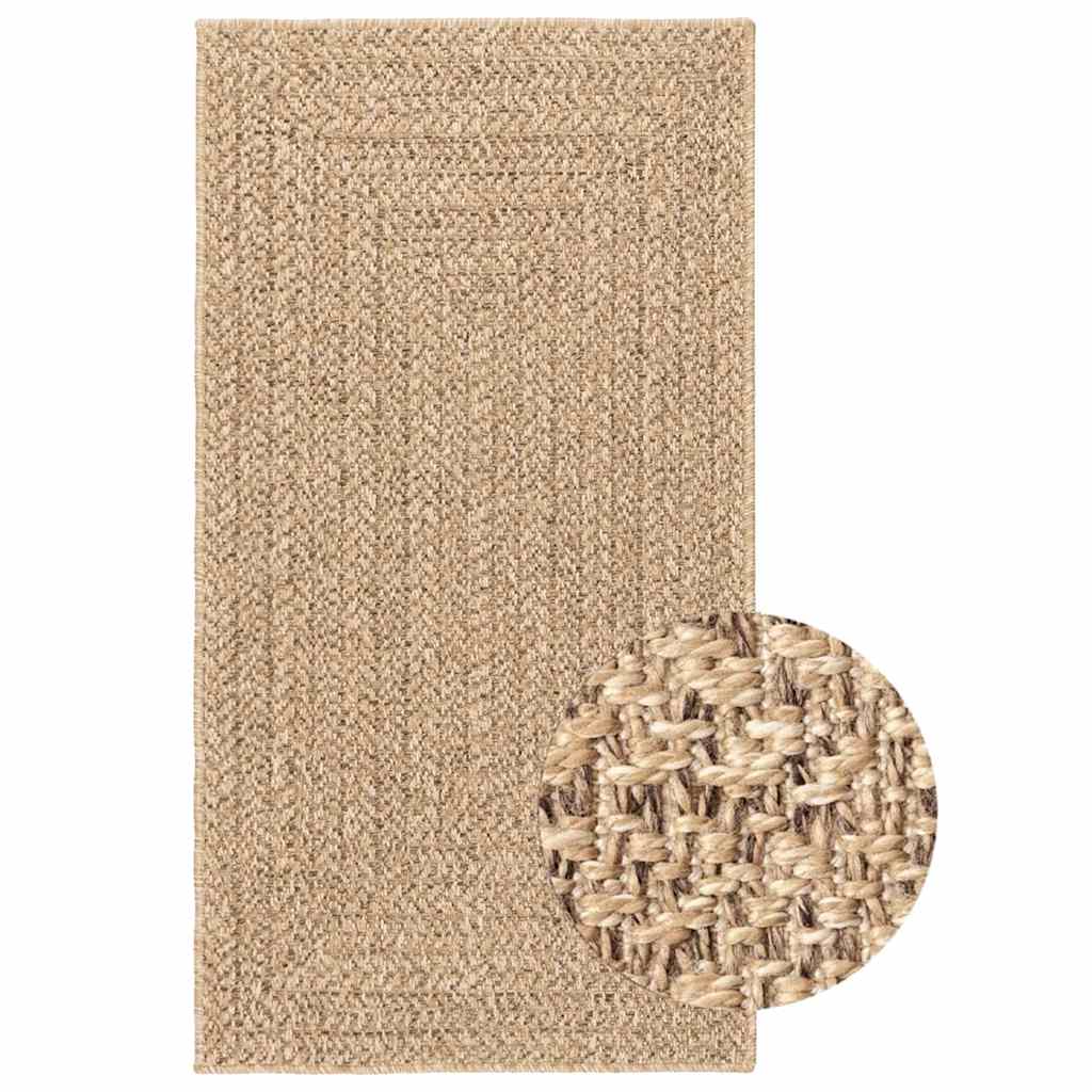 vidaXL Rug ZIZUR 80x150 cm Jute Look Indoor and Outdoor 1
