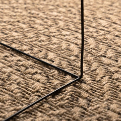 vidaXL Rug ZIZUR 140x200 cm Jute Look Indoor and Outdoor 4