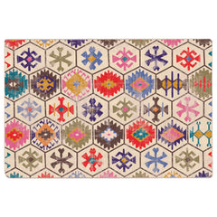 vidaXL Rug Washable Multicolour 120x180 cm 2