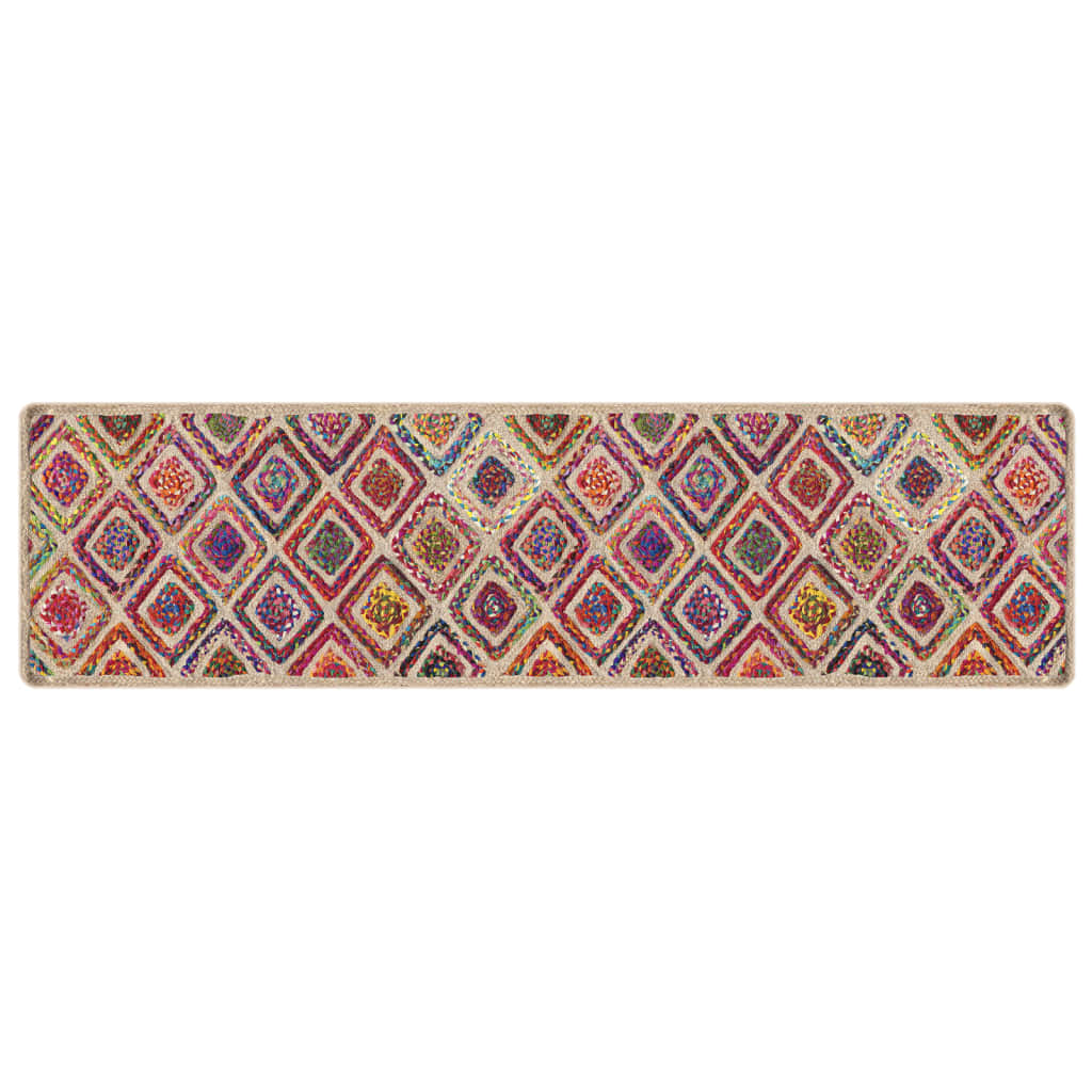 vidaXL Rug Washable Multicolour 80x300 cm 2