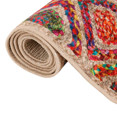 vidaXL Rug Washable Multicolour 80x300 cm 5