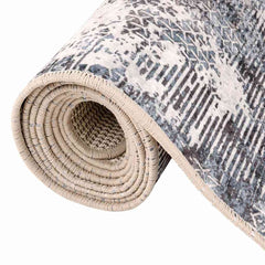 Rug Washable Multicolour Black and White 160 x 230 cm