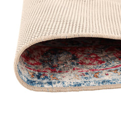 vidaXL Rug Washable Multicolour Ø 120 cm 3