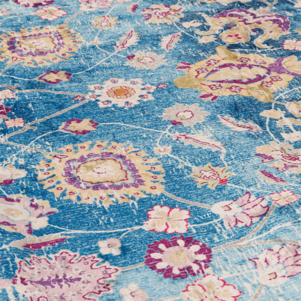 vidaXL Rug Washable Multicolour Ø 120 cm 5