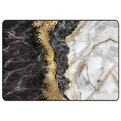 Rug Washable Multicolour Gold and white 160 x 230 cm