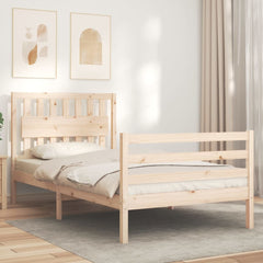 vidaXL Bed Frame without Mattress 100x200 cm Solid Wood 4