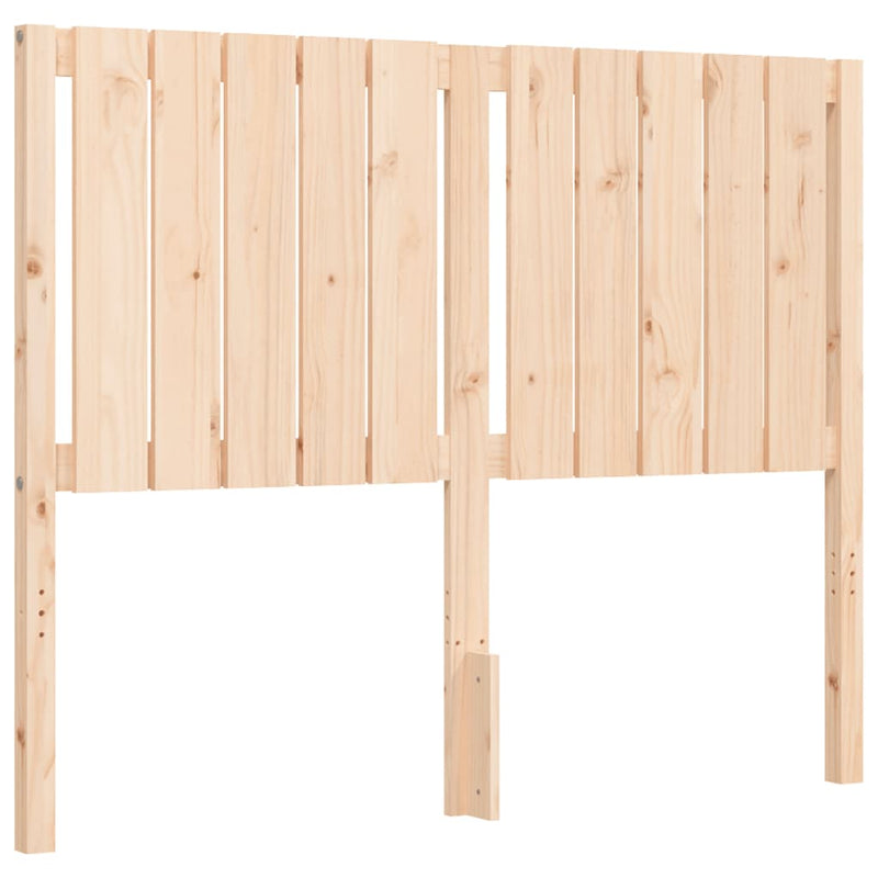 Bed Frame with Headboard 120x200 cm Solid Wood