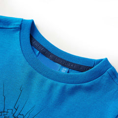 vidaXL Kids'T-shirt with Long Sleeves Cobalt Blue 116 3