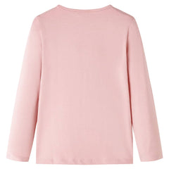 vidaXL Kids'T-shirt with Long Sleeves Light Pink 104 2