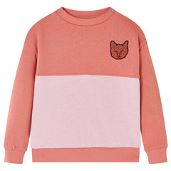 vidaXL Kids'Sweatshirt Colour Block Pink 104 1