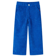 vidaXL Kids'Pants Corduroy Cobalt Blue 104 1